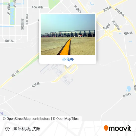 桃仙国际机场地图