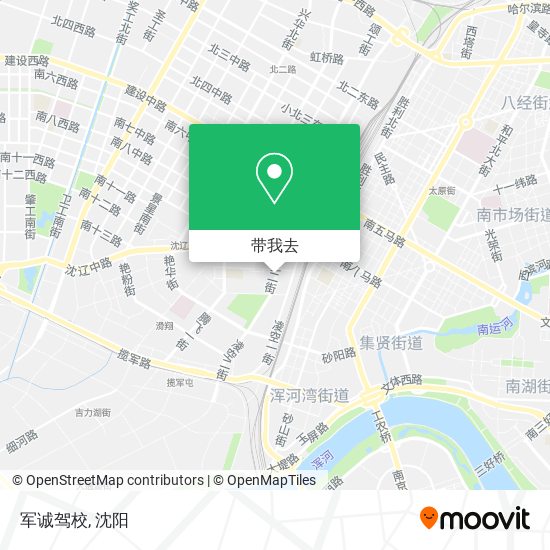 军诚驾校地图