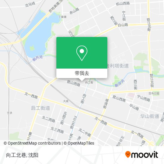 向工北巷地图