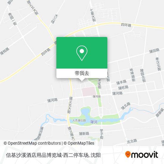 信基沙溪酒店用品博览城-西二停车场地图