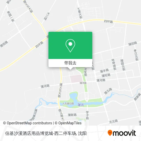 信基沙溪酒店用品博览城-西二停车场地图