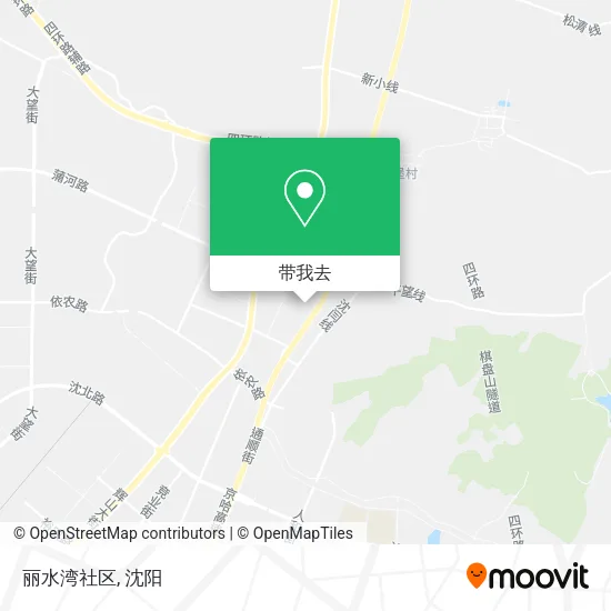 丽水湾社区地图