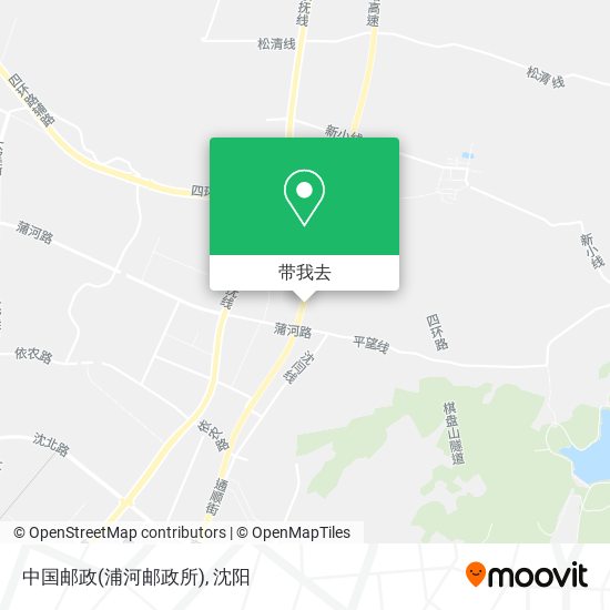 中国邮政(浦河邮政所)地图