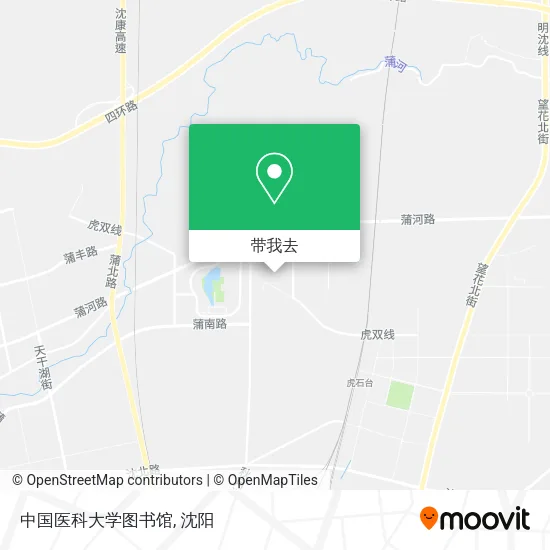 中国医科大学图书馆地图