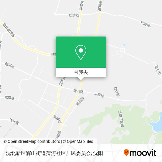 沈北新区辉山街道蒲河社区居民委员会地图