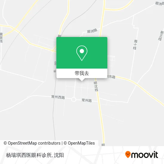 杨瑞琪西医眼科诊所地图