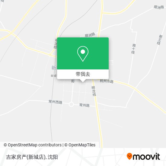 吉家房产(新城店)地图