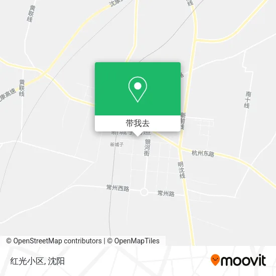 红光小区地图