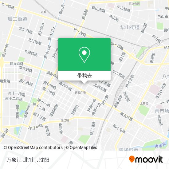 万象汇-北1门地图