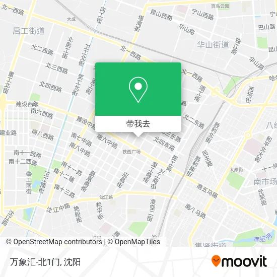 万象汇-北1门地图