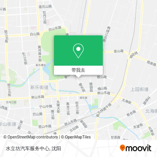 水立坊汽车服务中心地图