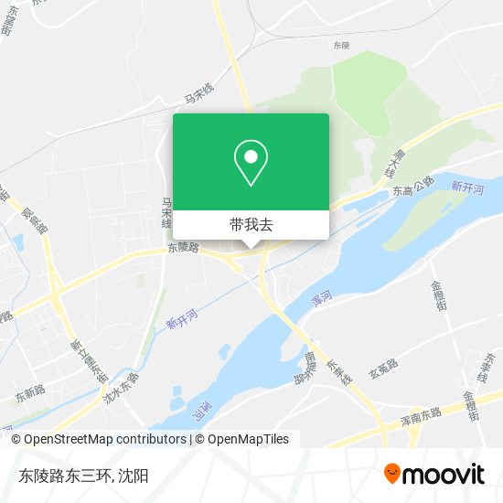 东陵路东三环地图