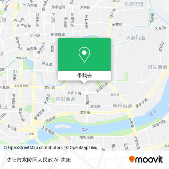 沈阳市东陵区人民政府地图