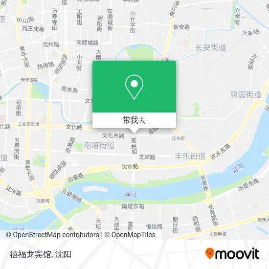 禧福龙宾馆地图