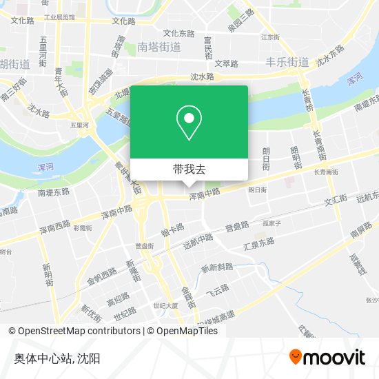 奥体中心站地图