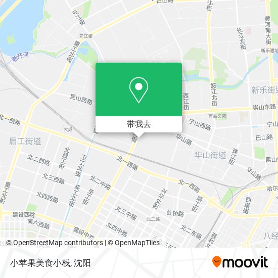小苹果美食小栈地图