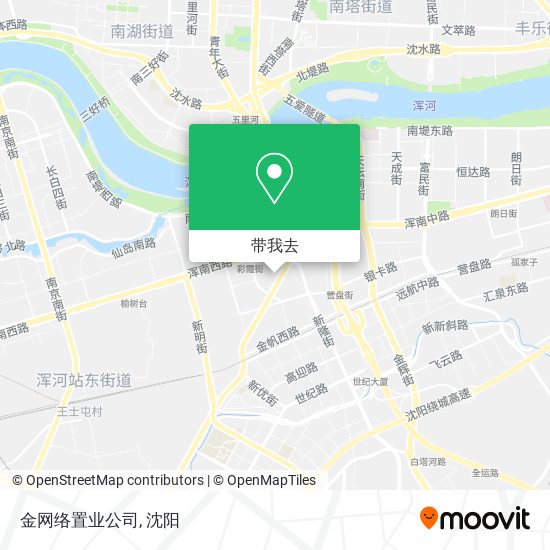 金网络置业公司地图