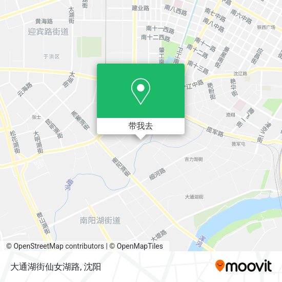 大通湖街仙女湖路地图