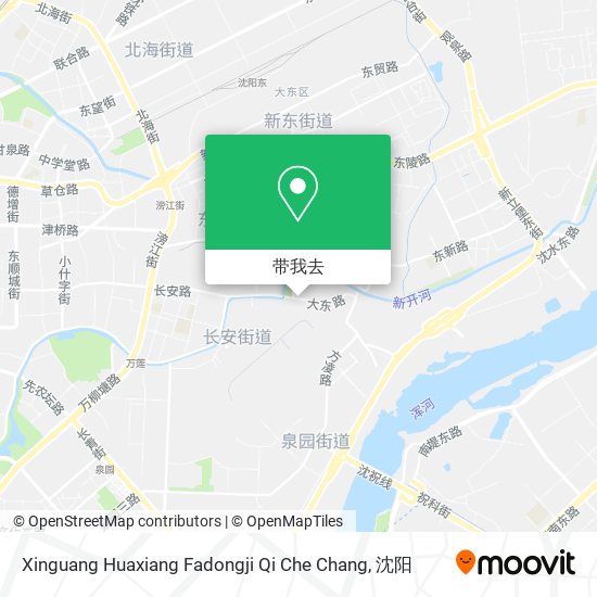 Xinguang Huaxiang Fadongji Qi Che Chang地图