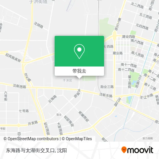 东海路与太湖街交叉口地图
