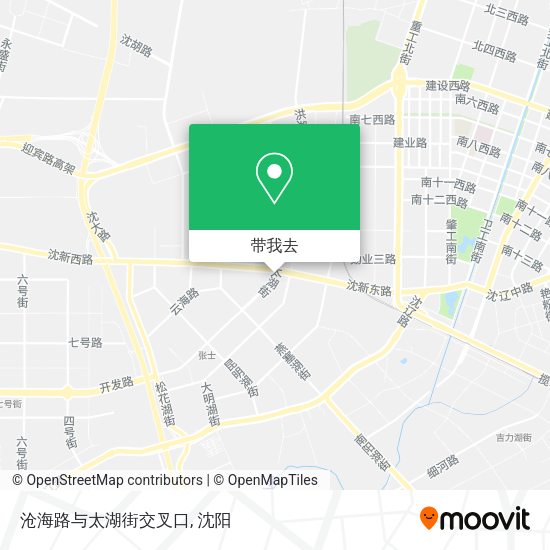 沧海路与太湖街交叉口地图