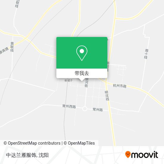 中达兰雁服饰地图