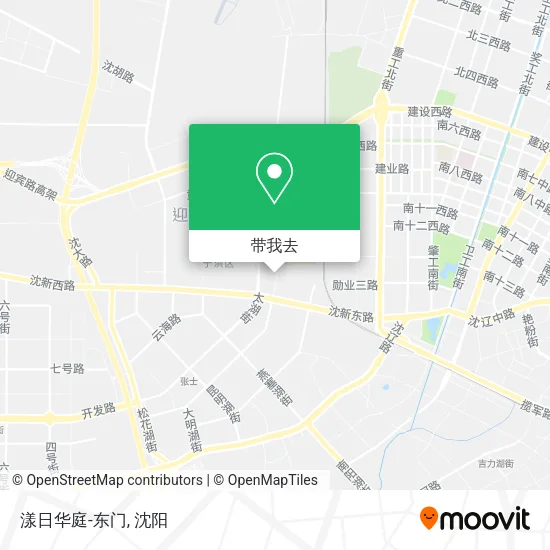 漾日华庭-东门地图