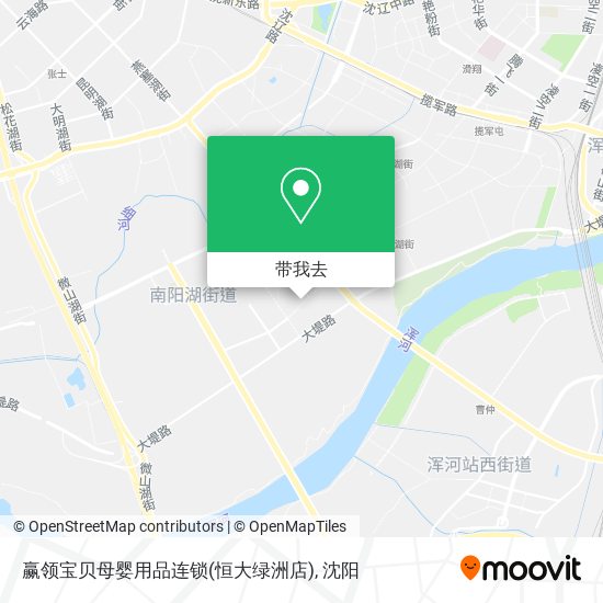 赢领宝贝母婴用品连锁(恒大绿洲店)地图