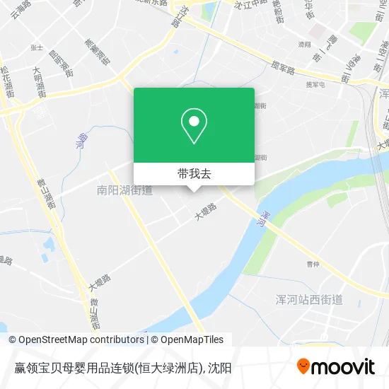 赢领宝贝母婴用品连锁(恒大绿洲店)地图