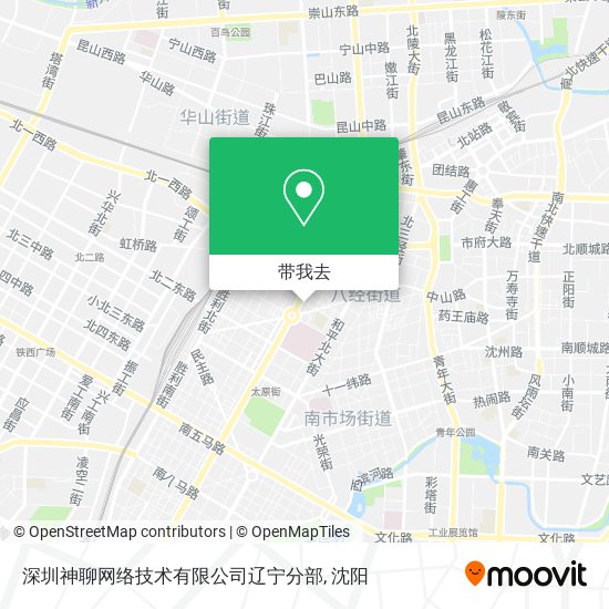 深圳神聊网络技术有限公司辽宁分部地图