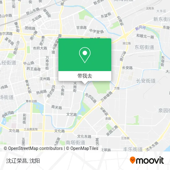 沈辽荣昌地图