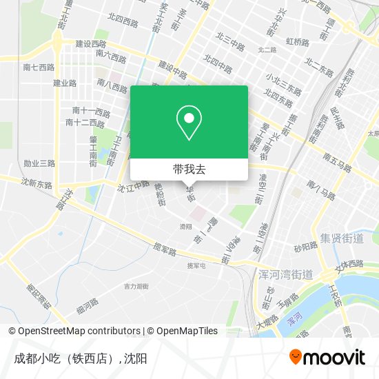 成都小吃（铁西店）地图