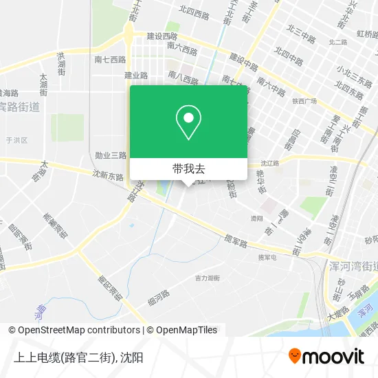 上上电缆(路官二街)地图