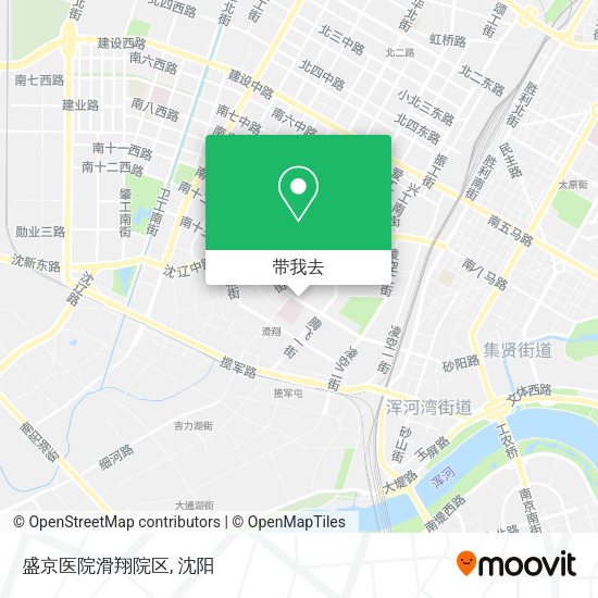 盛京医院滑翔院区地图