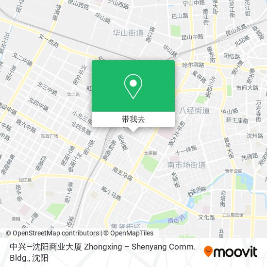 中兴—沈阳商业大厦 Zhongxing – Shenyang Comm. Bldg.地图