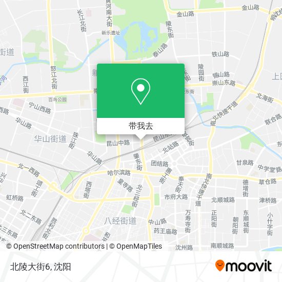 北陵大街6地图