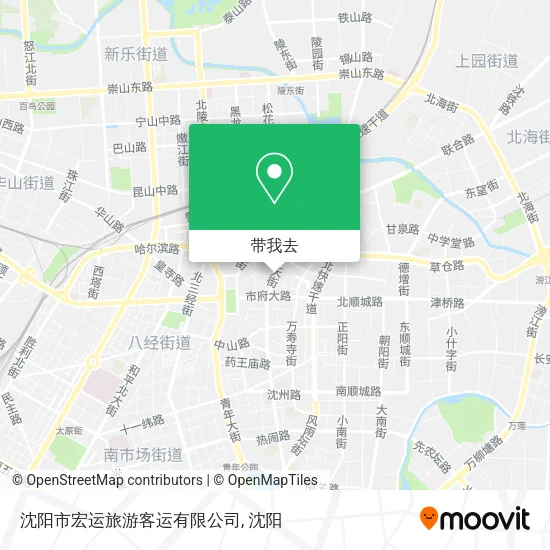 沈阳市宏运旅游客运有限公司地图