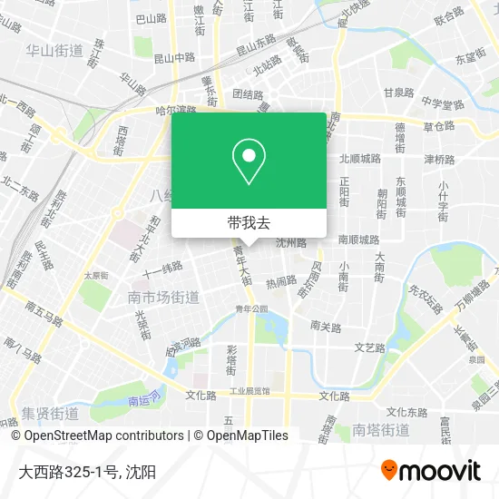 大西路325-1号地图