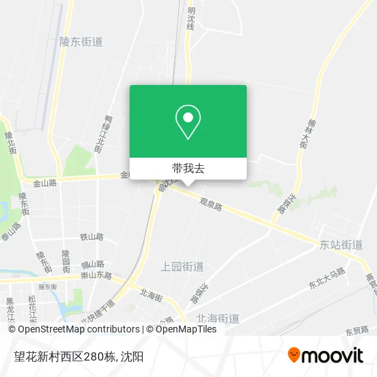 望花新村西区280栋地图