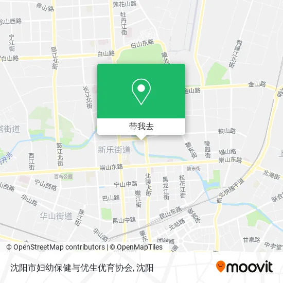 沈阳市妇幼保健与优生优育协会地图