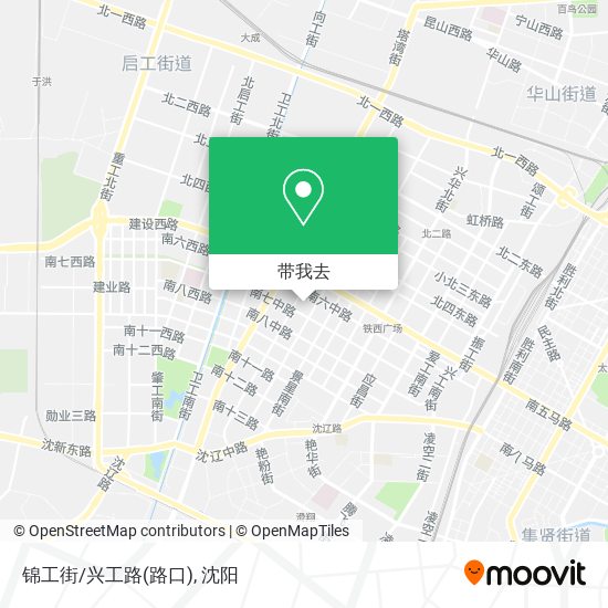 锦工街/兴工路(路口)地图