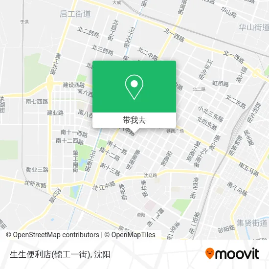 生生便利店(锦工一街)地图