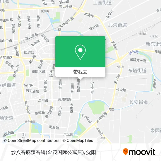 一炒八香麻辣香锅(金茂国际公寓店)地图