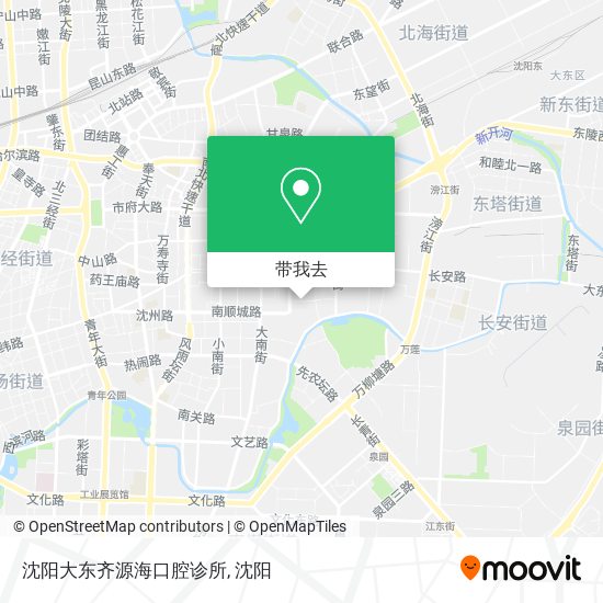 沈阳大东齐源海口腔诊所地图