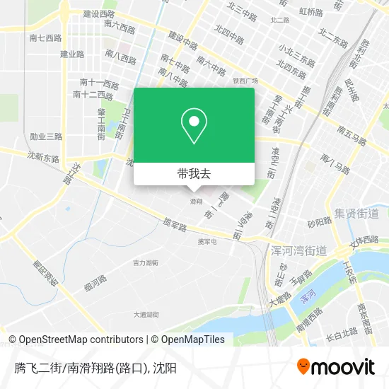 腾飞二街/南滑翔路(路口)地图