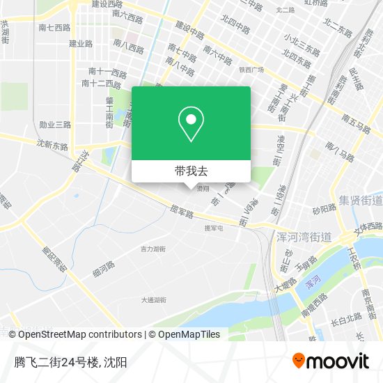 腾飞二街24号楼地图