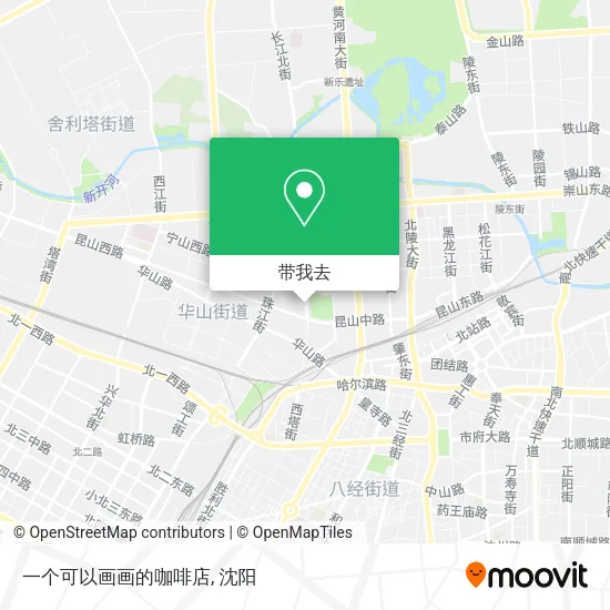 一个可以画画的咖啡店地图