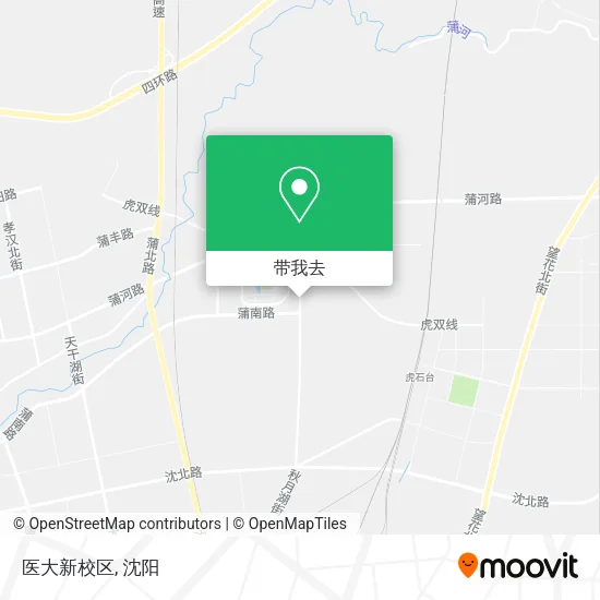 医大新校区地图