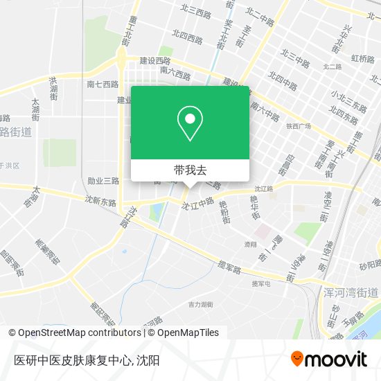 医研中医皮肤康复中心地图