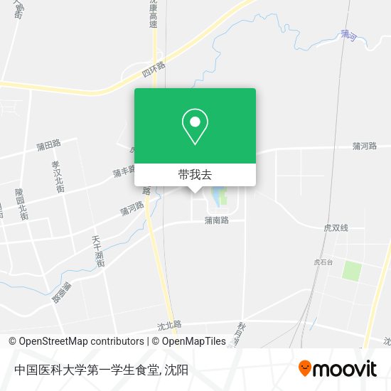 中国医科大学第一学生食堂地图